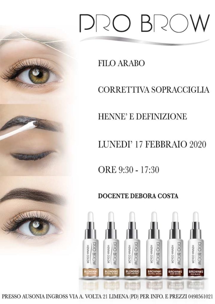 Corso sopracciglia Pro Brow